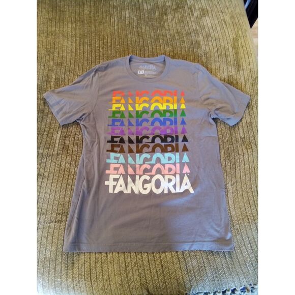 Celebrate Pride with Fangoria! Multi-Color Logo T-Shirt - Picture 1 of 4